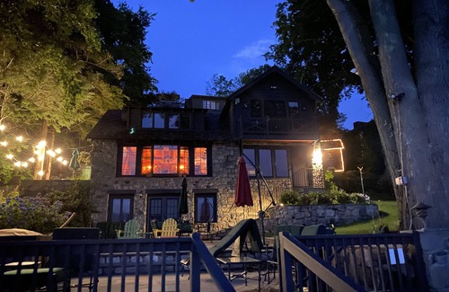 New Fairfield House | Amazing Adirondack Candlewood Lake Front