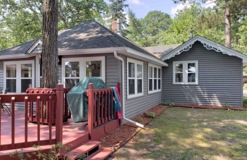 Higgins Lake Cabin | Amazing Cabin directly on Higgins Lake w/Private Boat Mooring Onsite!