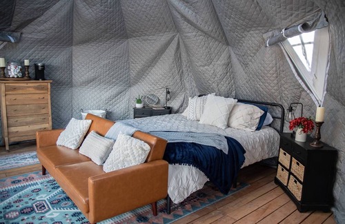 Kamas Cabin | Amazing Geo-deistic Dome with AC and Heat in charming Woodland