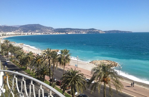 Fabron Apartment | AMAZING VIEW! 30 Seconds to Beach! A/C,WIFI,Phone,TV, Balcony