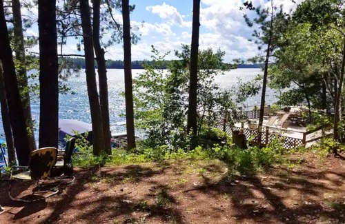 Lake Tomahawk Condo | Amazing Views! 2 BR 8-person Condo overlooking Lake Tomahawk, Dock Slip included