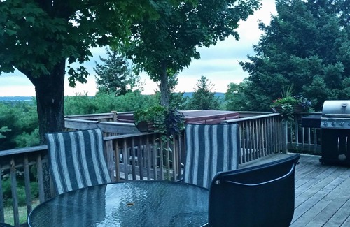 Rapid City Ski Chalet | Amazing views from our Hot Tub Relax,Pet,Rent Pontoon walk trails