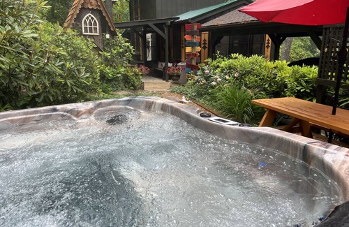 Newland Cabin | Amazing Whimsical Mtn Cabin! Pet Friendly, Hot Tub, Fireplace, Winery, Skiing