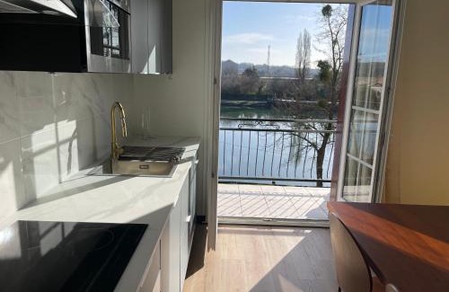 Thomery Apartment | Ambiance Seine, Appartement lumineux en bordure de Seine - Chouette