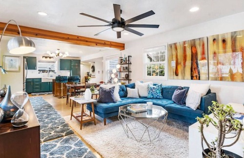 Woodstock House | Amenity packed Bungalow w/Office & Hot Tub - Pet Friendly!