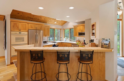 Black Butte Ranch House | Among the trees w/private hot tub, dog friendly, shared pools, golf, shuffleboard & foosball
