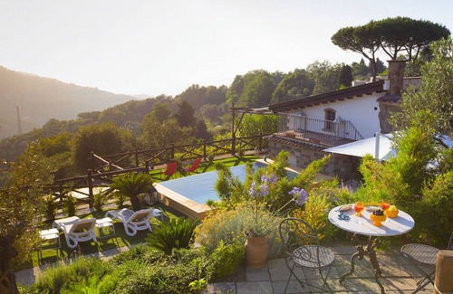 Sorrento Ski Chalet | AMORE RENTALS - Casa I Giardini di Sorrento with Swimming Pool, Sauna, Sea View