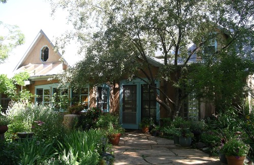 Taos House | An Elegant Taos Adobe under the Trees