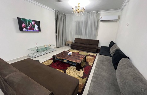 Ash-Shruq Apartment | An Energetic green garden view3-BR apartment in enjoyable Cairo with full AC