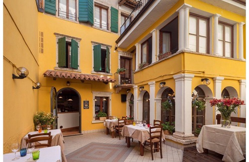 Caprino Veronese Hotel | an old Locanda That is an Italian Landmark . About 200 Years old "double 4"