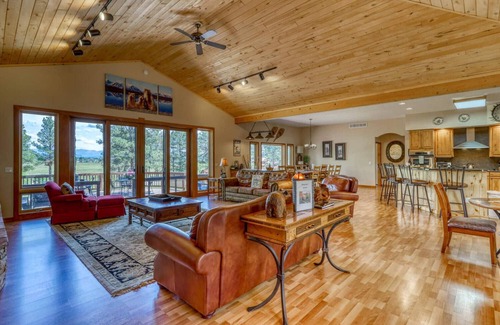 Pagosa Springs House | Antelope Ranch: Spacious Deck, Luxury Amenities, Mountain View Home Close to Hot Spring & Wolf Creek