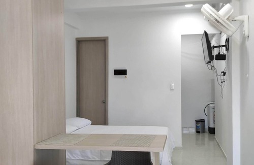 Riohacha Apartment | Apartaestudio Para Familia de 3-4 Personas y Mascota! A 10 Minutos de la Playa!
