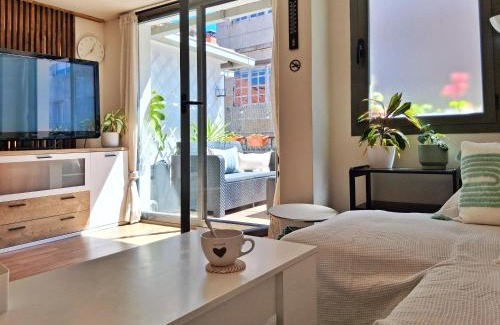 Noia Apartment | Apartamento con terraza, centro histórico de Noia
