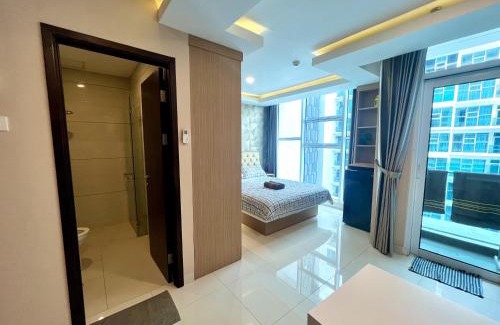 Tangerang Apartment | apartemen brooklyn alsut Studio bergaya modern,pusatkota,cozy,pool,gym,wifi