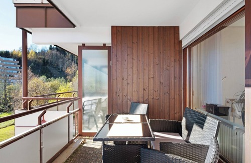 Schoenwald Apartment | Apartment 'Fw Moonlight Mit Sauna, Schwimmbad' with Mountain View, Balcony and Wi-Fi