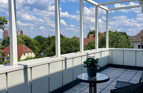 Bielefeld Apartment | Apartment '1' with Mountain View, Balcony and Wi-Fi