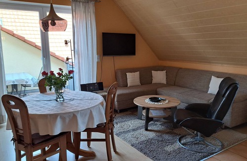Bad Krozingen Apartment | Apartment '2 Haus Schmiedeweg' with Private Terrace and Wi-Fi