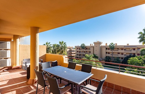 La Cala de Mijas Apartment | Apartment '212 La Cala Azul' with Shared Pool, Wi-Fi and Air Conditioning