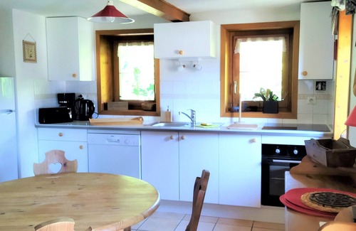 Le Grand-Bornand Apartment | Apartment -4/5P- with GARDEN facing ARAVIS - GRAND BORNAND village center