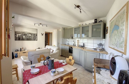 Saint-Jean-dʼAulps Apartment | Apartment 4 to 5 pers mountain view Grand Cerf 67
