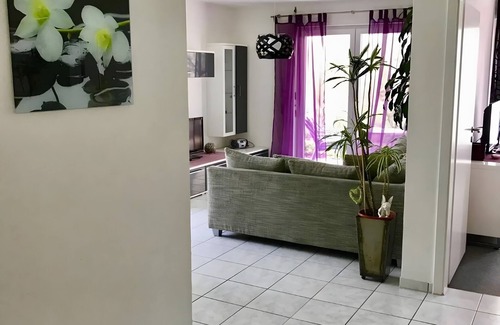 Ludwigshafen Apartment | Apartment 'Annabelle' with Private Terrace and Wi-Fi