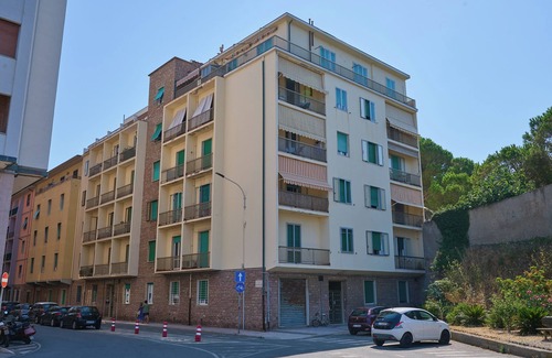 Piombino Apartment | Apartment 'Attico Bellavista' with Sea View, Balcony and Air Conditioning