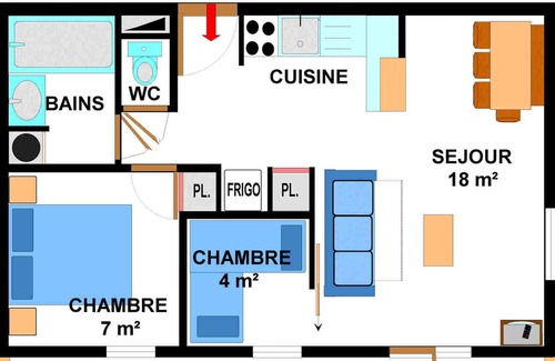 Aussois Apartment | Apartment Aussois, 2 bedrooms, 6 persons