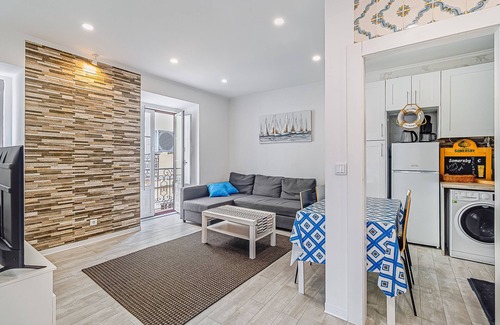 Setubal Apartment | Apartment 'Beautiful Azulejos A Quiet Street' with Balcony and Wi-Fi