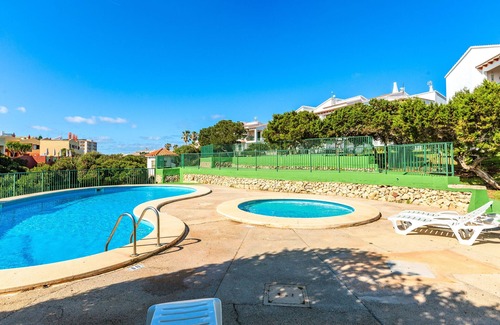 Cala en Forcat Apartment | Apartment 'Biniforcat' with Mountain Views, Shared Pool and Private Terrace
