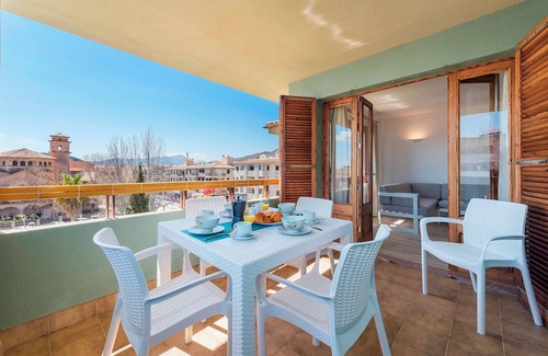 Puerto de Pollensa Apartment | Apartment 'Bressol Miguel 3ºD' with Mountain View, Pool, Balcony, A/C & Wi-Fi