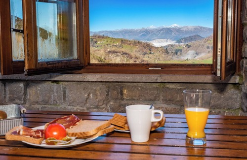 Cangas de Onis House | Apartment 'Busgosu' with Mountain Views, Private Terrace and Wi-Fi