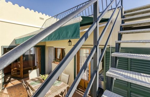 Garriguella Apartment | Apartment 'Can Coll I' with Private Terrace, Wi-Fi and Air Conditioning