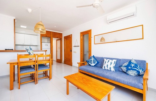 Colonia Sant Jordi Apartment | Apartment 'Can Vidal Menorca' with Private Balcony and close to the beach