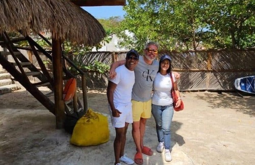 Tierra Bomba Island Apartment | Apartment 4 with balcony and garden and lake view