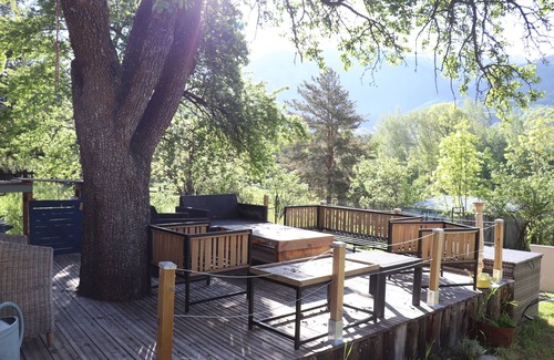 Briancon Apartment | Apartment 'Dans Une Maison De Pays' with Mountain View, Terrace and Wi-Fi