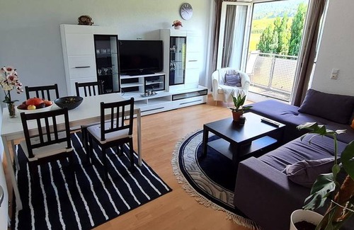 Dottingen Apartment | Apartment with balcony, 80 square meters, 1 bedroom, 1 living room/bedroom, max. 3 adults and 1 child