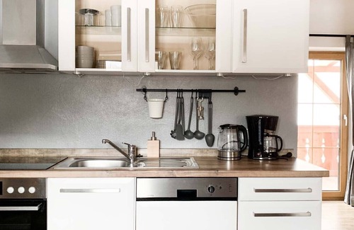 Schoenau am Koenigssee Apartment | Apartment Aschauer, 50sqm, combined living room/bedroom over 2 levels, balcony