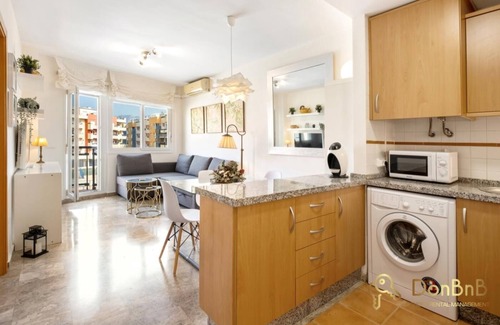 Las Lagunas Apartment | Apartment with pool and private parking near Aqua Mijas