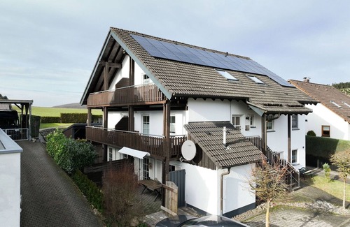Niederlandenbeck Apartment | Apartment 'Ferienwohnung Rinke' with Mountain View and Balcony