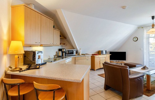 Borkum Apartment | Apartment 'Ferienwohnung Inselheide' with Private Garden, Balcony and Wi-Fi