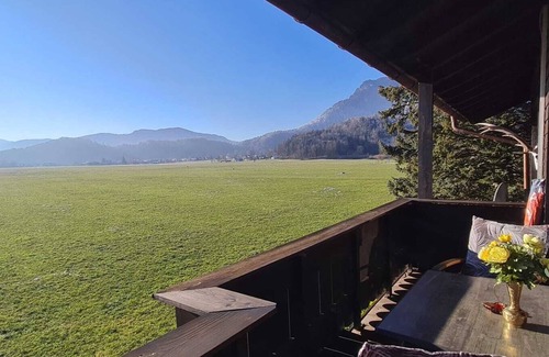 Grassau Apartment | Apartment 'Ferienwohnung 3' with Mountain View, Shared Garden and Wi-Fi
