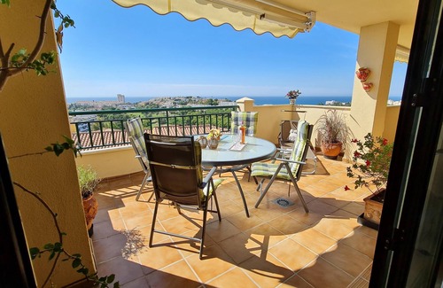 Torrequebrada Apartment | Apartment 'Finca Dona Maria' with Sea View, Garden & Pool