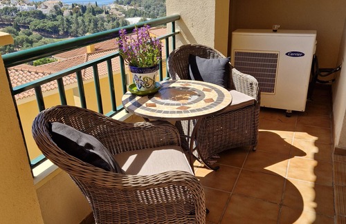 Torrequebrada Apartment | Apartment 'Finca Dona Maria' with Sea View, Garden & Pool