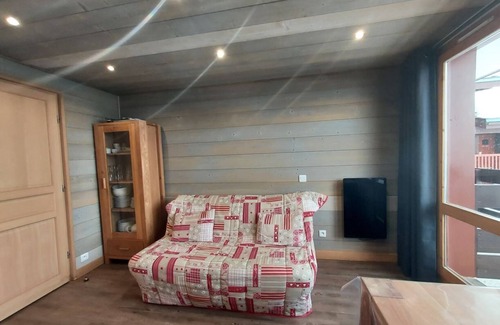 Belle Plagne Apartment | Apartment 4-6p Belle Plagne, ski-in, mountain view, sunny