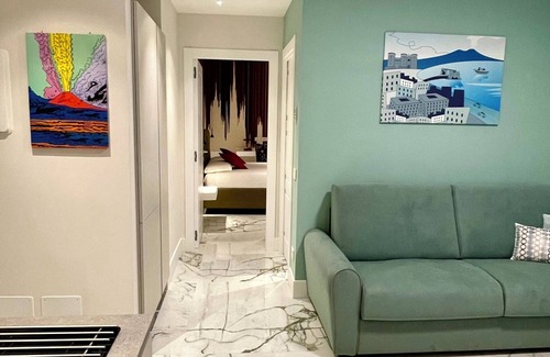 Piano di Sorrento Apartment | Apartment 'Gio Mar Green' with Mountain View, Wi-Fi and Air Conditioning