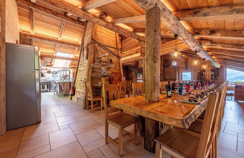 La Giettaz Apartment | Apartment 'Gite Les Clapières - Grande Partie' with Mountain View, Private Terrace and Shared Garden