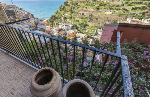 Manarola Apartment | Apartment Gym Suite by Arbaspàa, with sea view balcony in Manarola