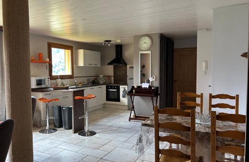 Morzine Apartment | Apartment in a chalet, garden and beautiful view of Morzine and its mountains