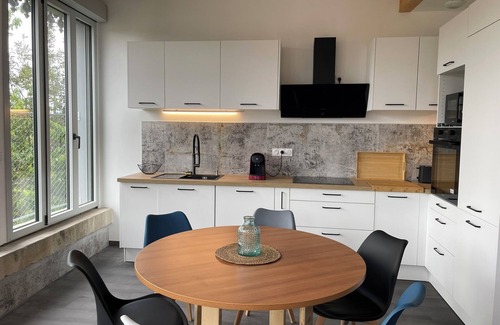 Nerac Apartment | Apartment in the center of Nérac with view and sauna