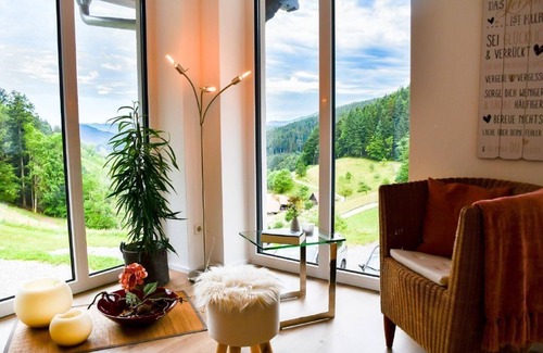 Hausach Apartment | Apartment Kapellenblick with a beautiful valley view